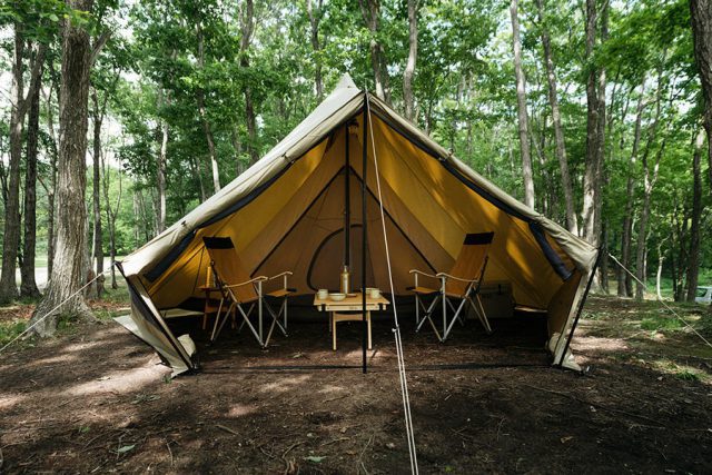 サバティカル（SABBATICAL）「モーニンググローリー」は開放的なパッカンスタイルのワンポールテント | そらいろキャンプ