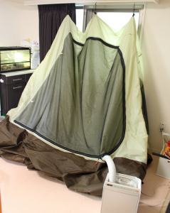 雨撤収後のランドロックをマンションの室内で乾燥できるか そらいろキャンプ